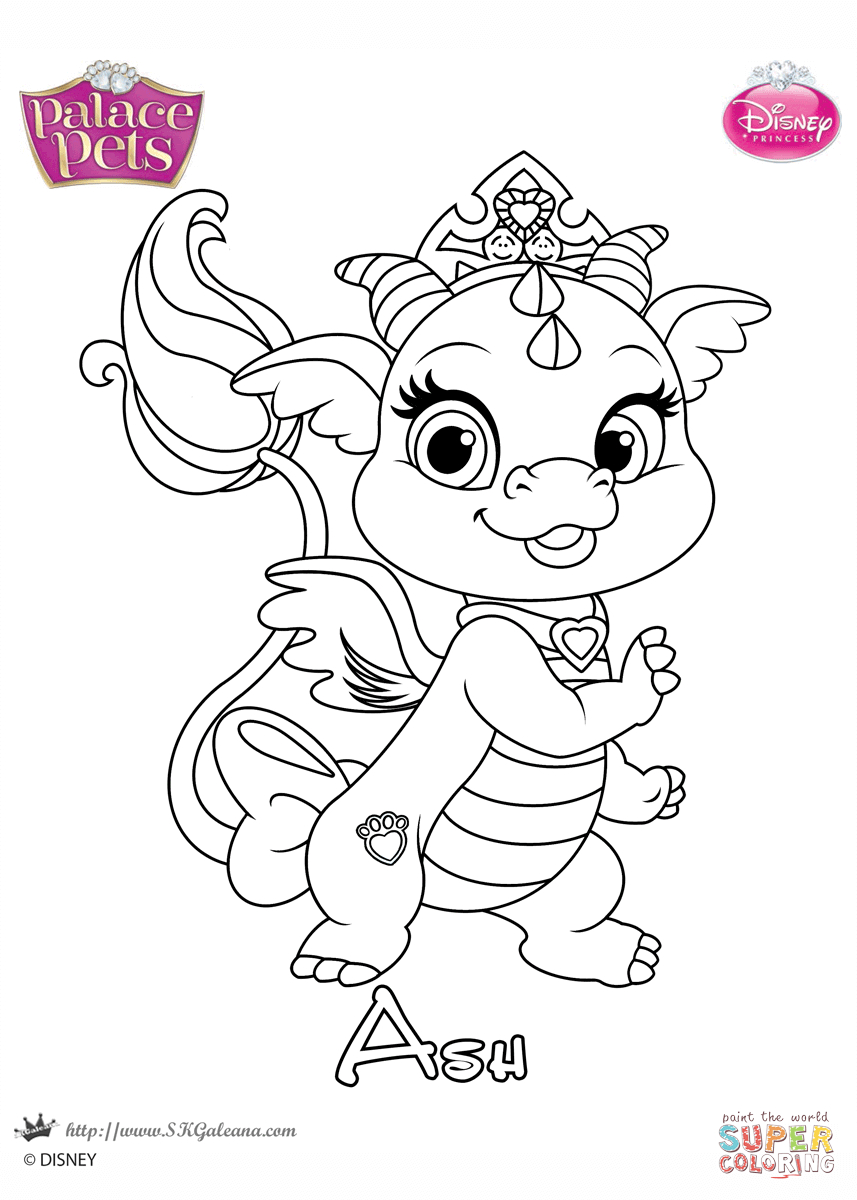 857x1200 Princess Palace Pets Coloring Pages Ash Princess Coloring Page