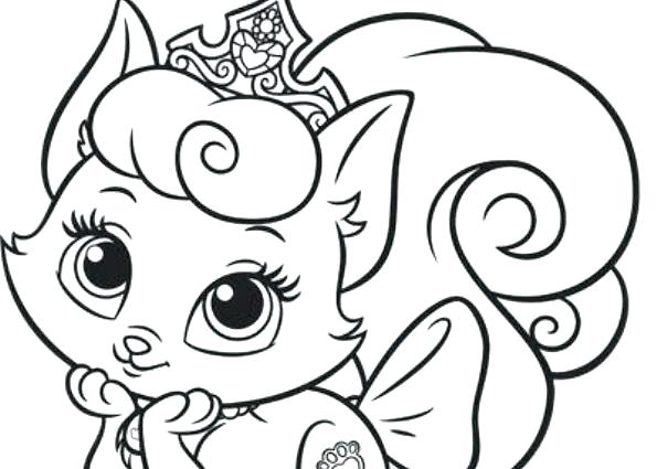 595x425 Princess Palace Pets Coloring Pages Princess Palace Pets Coloring