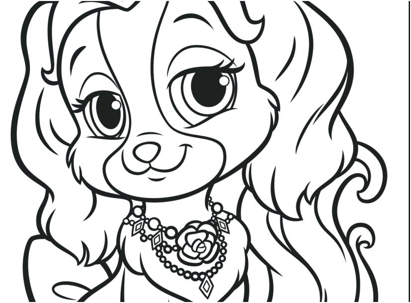 827x609 Princess Pets Coloring Pages Beautiful Design Ideas Princess