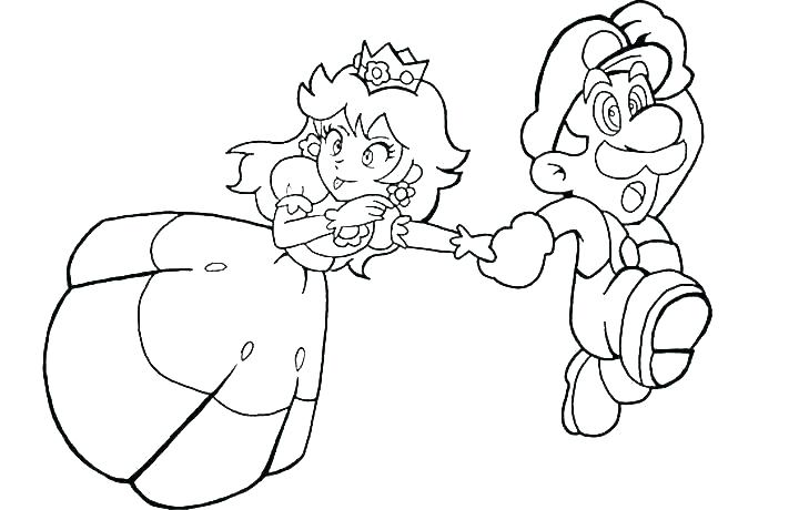 720x460 Peach Coloring Page