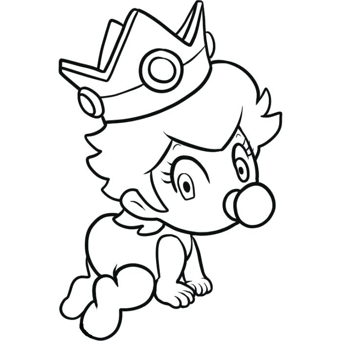 699x699 Here Are Rosalina Coloring Pages Pictures Peach And Daisy Coloring