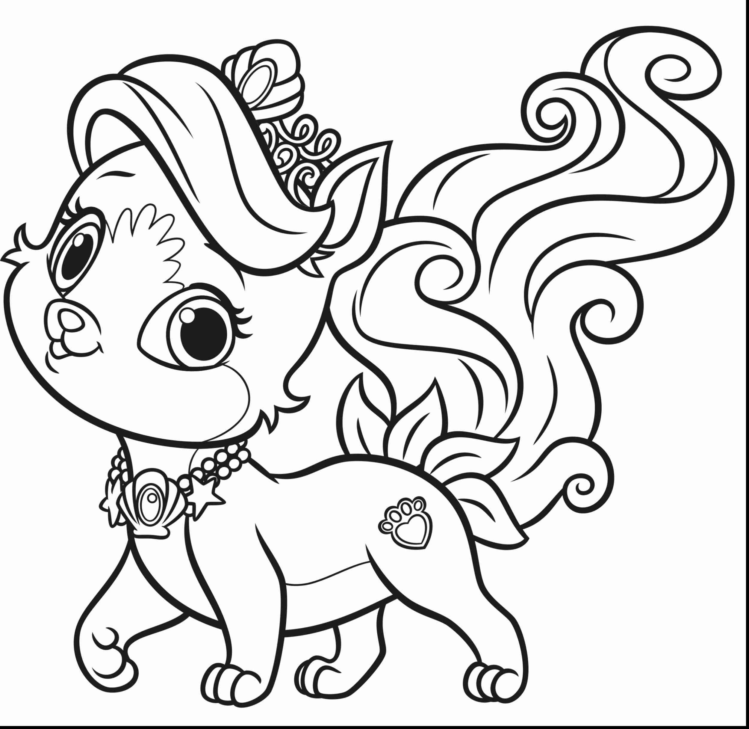2501x2433 Good Palace Pets Coloring Pages With Pet New Princess On Free Also