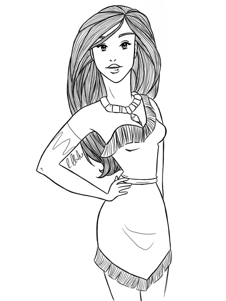 784x1045 Unique Disney Princess Coloring Pages Pocahontas Gallery