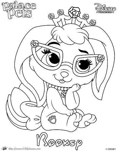 400x517 Booksy Princess Palace Pet Coloring Page