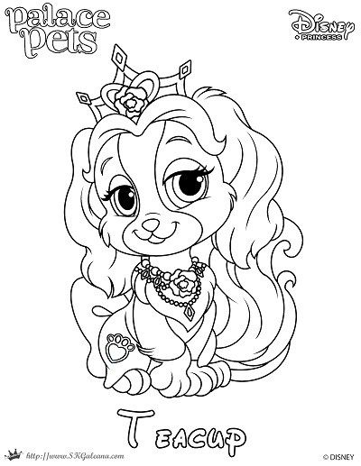400x517 Disney's Princess Palace Pets Free Coloring Pages And Printables