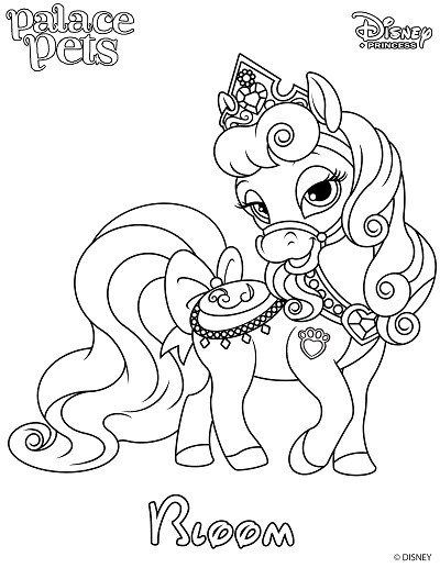 400x517 Free Printable Palace Pet Coloring Page Of Bloom Skgaleana