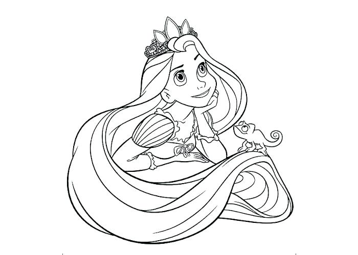 700x500 Rapunzel Coloring Book Tangled Coloring Pages Free Tattoo High