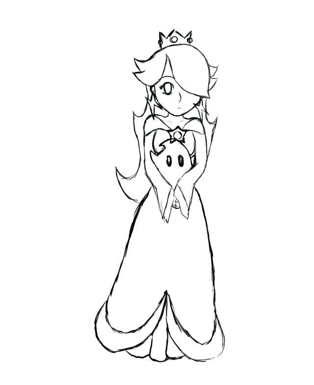 640x785 Rosalina Coloring Pages Coloring Pages Baby Princess Daisy