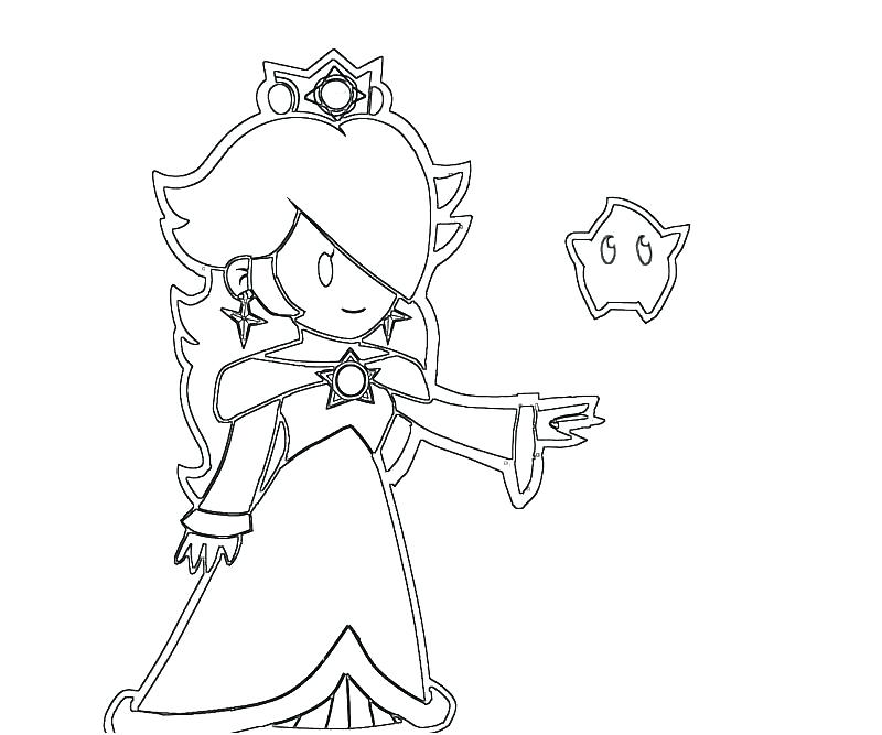 800x667 Coloring Princess Rosalina Coloring Pages Peach And Daisy