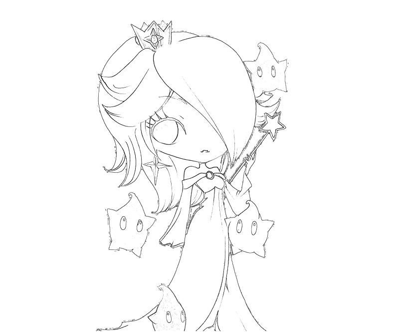 800x667 Princess Rosalina Coloring Pages