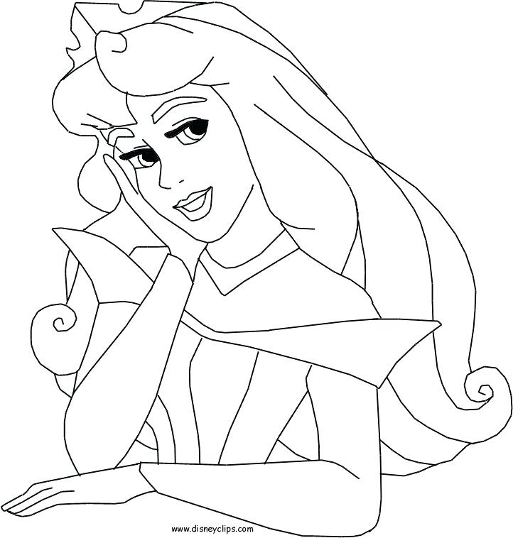 722x758 Sleeping Beauty Coloring Pages Awesome Tattoo Princess Aurora