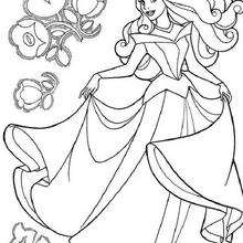220x220 Sleeping Beauty Coloring Pages