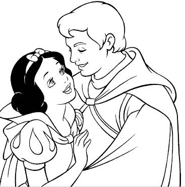 367x370 Princess Snow White Coloring Pages Drawing Board Weekly