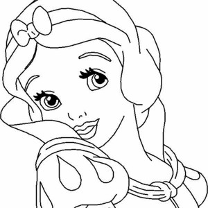 300x300 Coloring Pictures On Snow White Free Printables