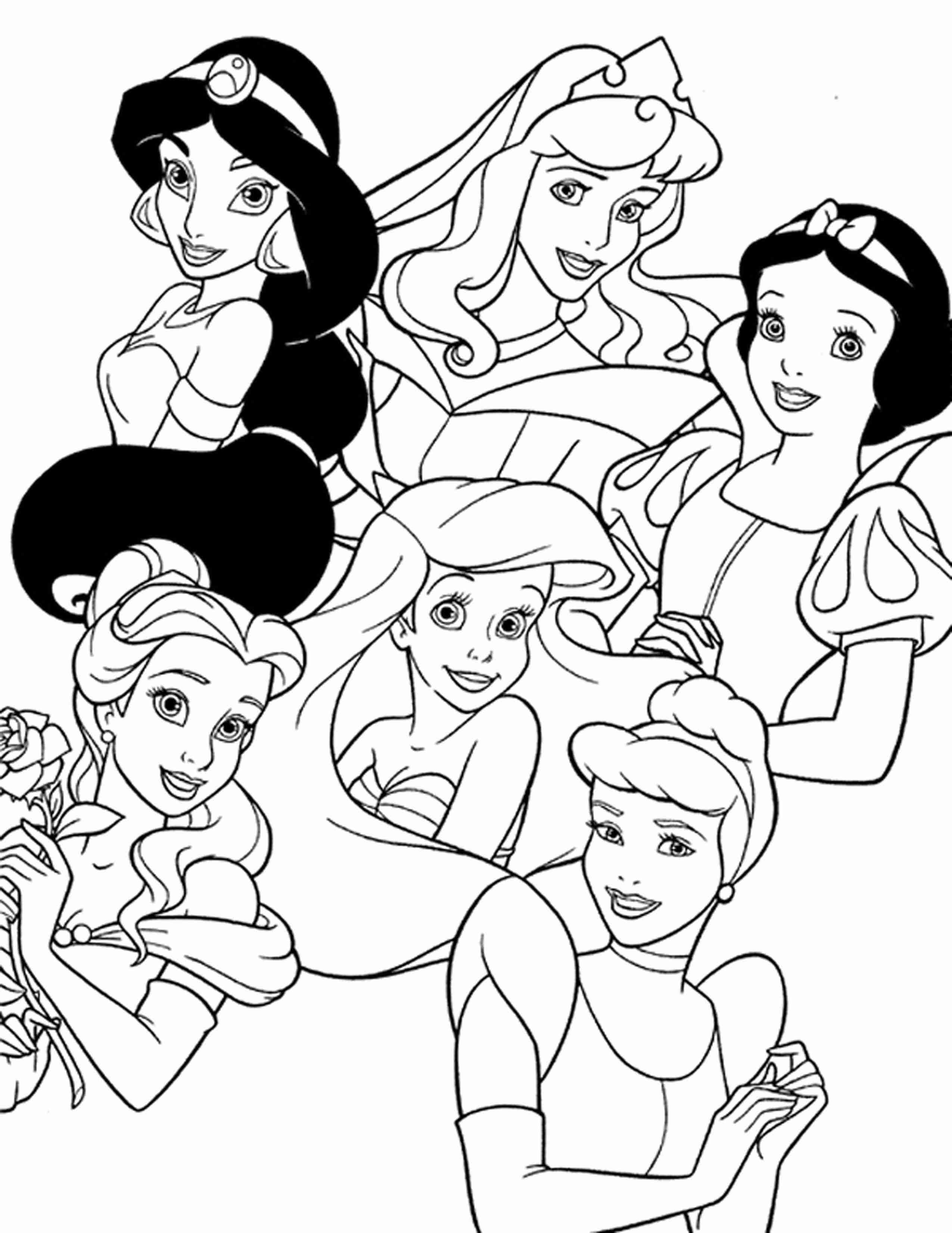 2550x3302 Disney Princess Snow White Coloring Pages Or On Color