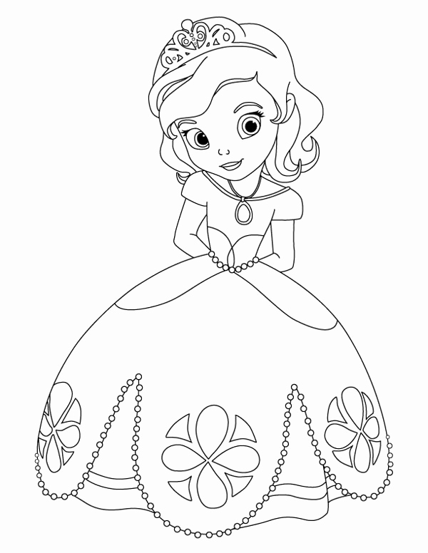 600x776 Princess Sofia Coloring Pages Princess Sofia Coloring Pages Images