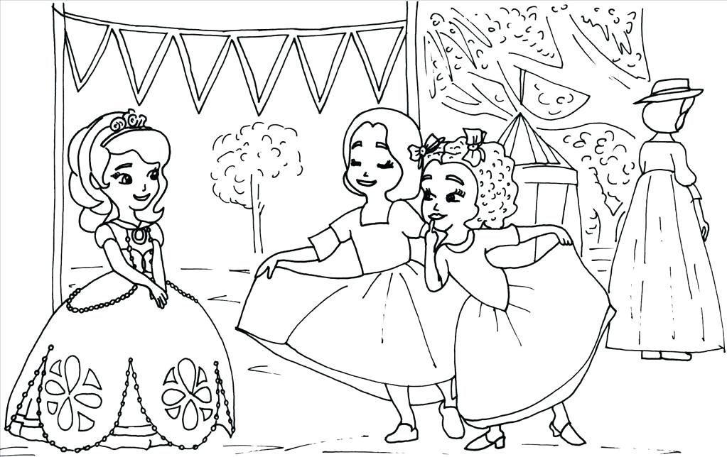 1023x644 Princess Sofia Coloring Book And Best Princess Coloring Pages
