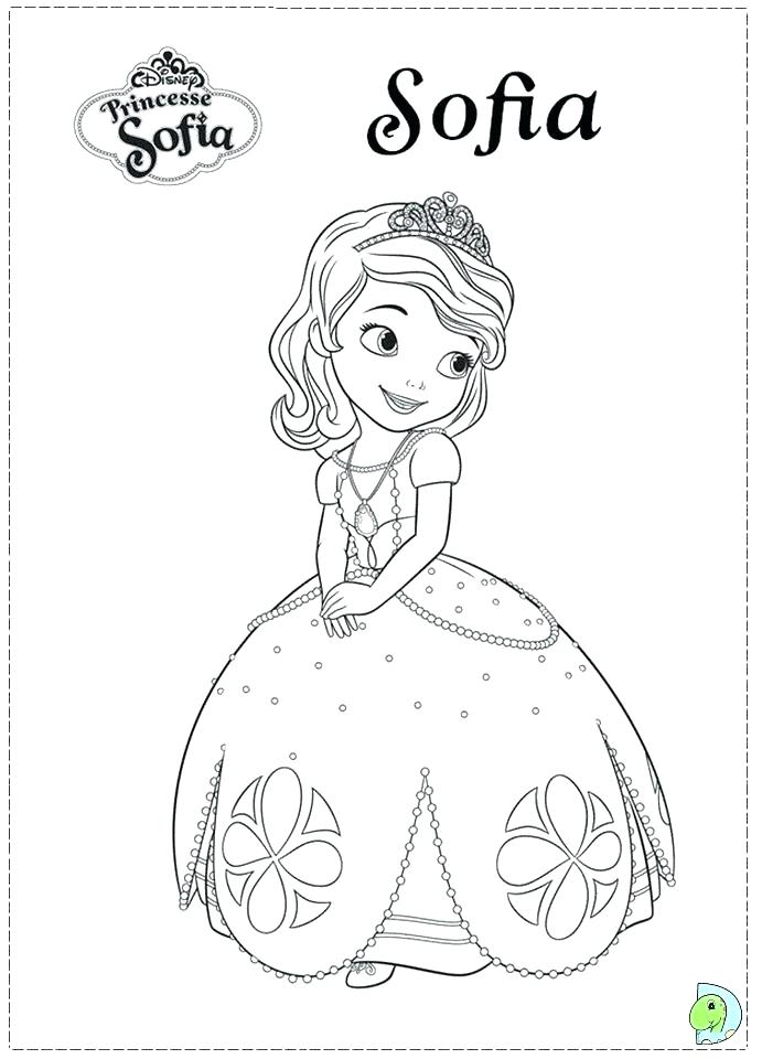 691x960 Sofia The First Coloring Pages Princess Coloring Book As Well As