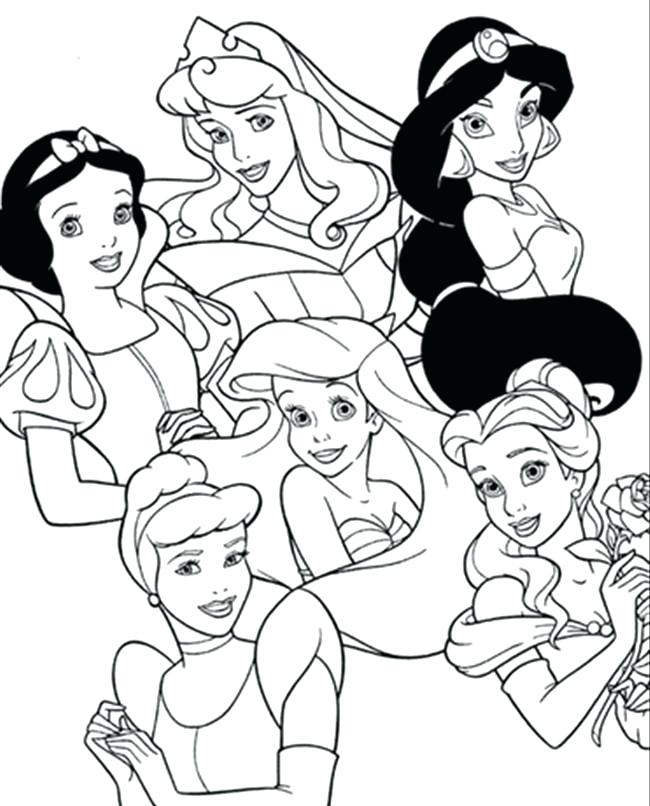650x806 Princess Printable Coloring Page Yongtjun