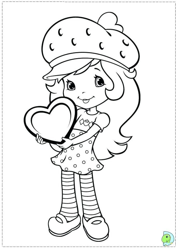 691x960 Free Strawberry Shortcake Coloring Pages Free Strawberry Shortcake