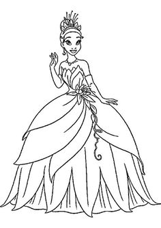 236x333 Disney Princess Tiana Coloring Pages Diy Printables