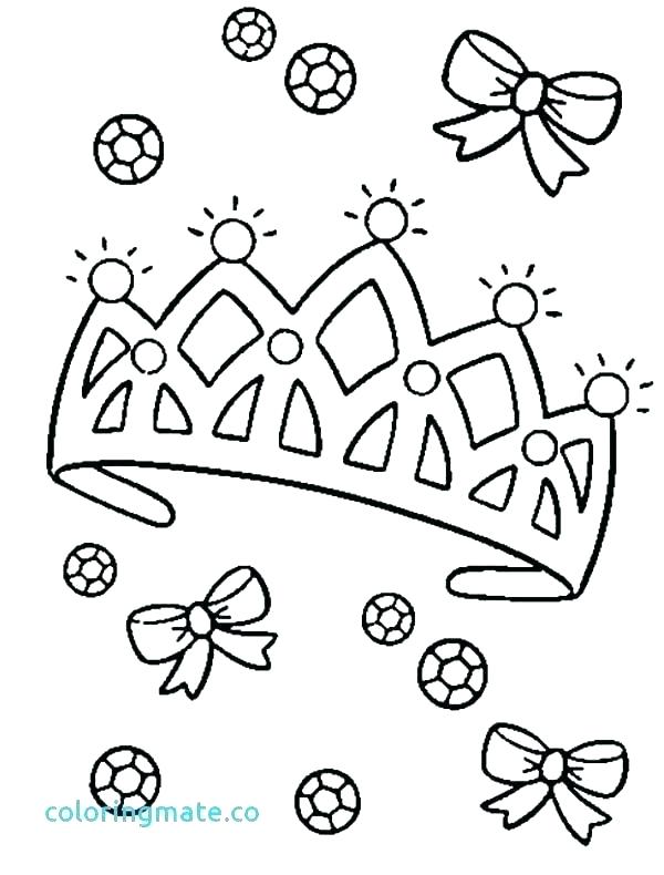 600x790 Princess Tiara Coloring Pages