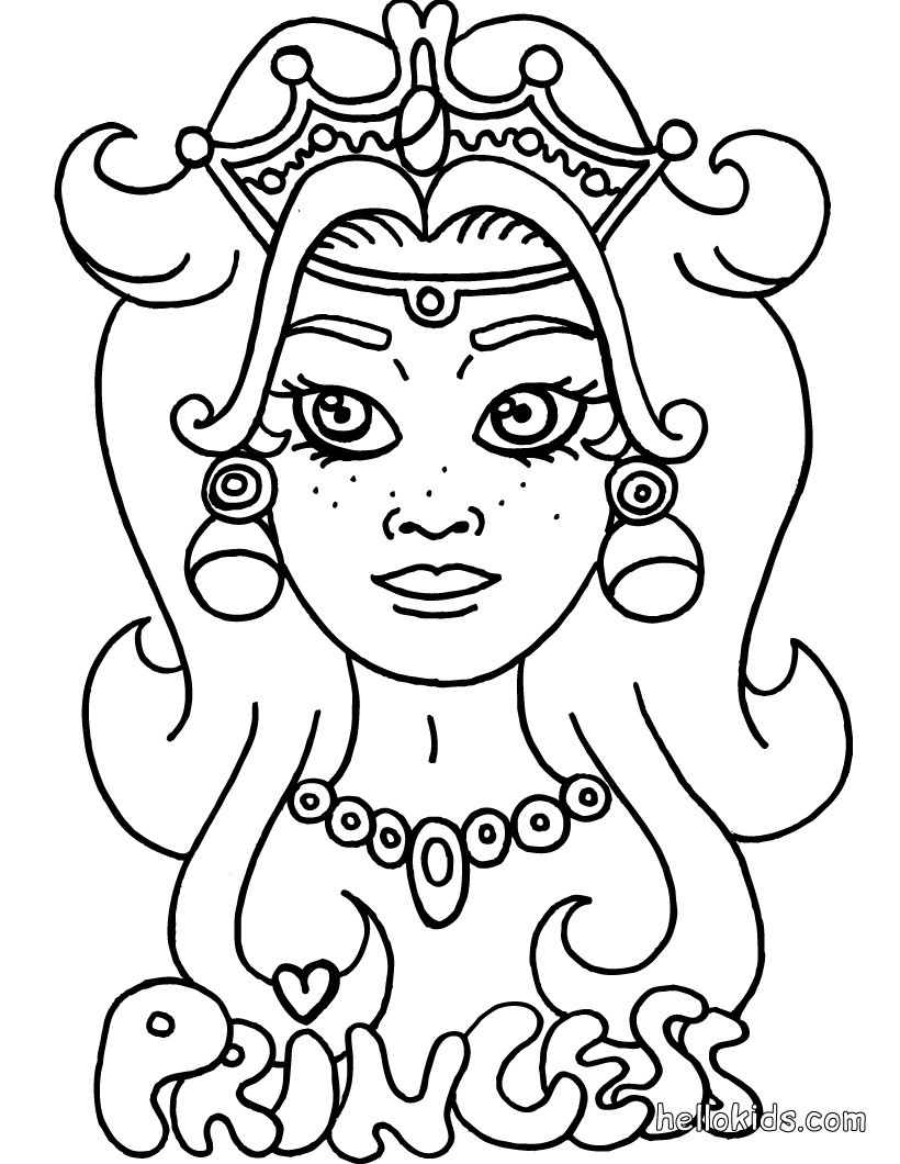 820x1060 Princess Tiara Coloring Pages