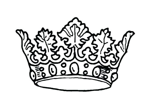 600x425 Crown Coloring Page Coloring Crowns Crown Coloring Pages Picture