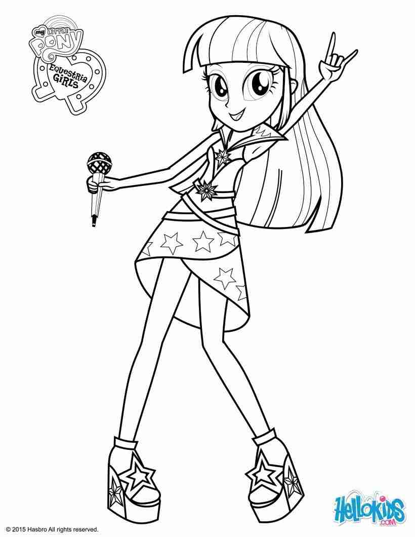 820x1060 My Little Pony Princess Twilight Sparkle Coloring Page Pleasing
