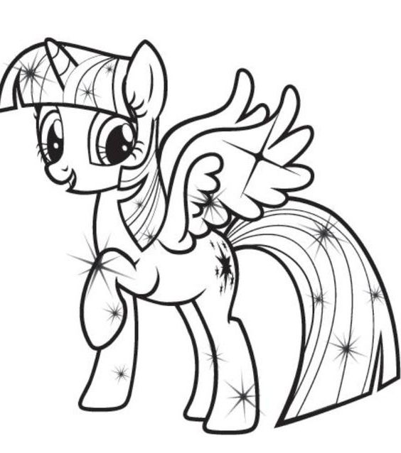 564x638 The Best My Little Pony Coloring Pages Princess Twilight Sparkle