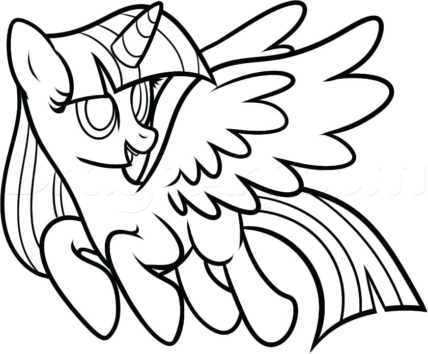 841x696 Twilight Sparkle Coloring Page My Little Pony Friendship Is Magic