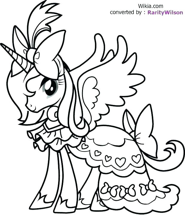 618x721 Cute Unicorn Coloring Pages With Unicorn Coloring Pages Printable