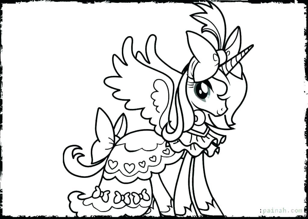 1024x728 Coloring Page Unicorn Cute Unicorn Coloring Pages Stock Vector