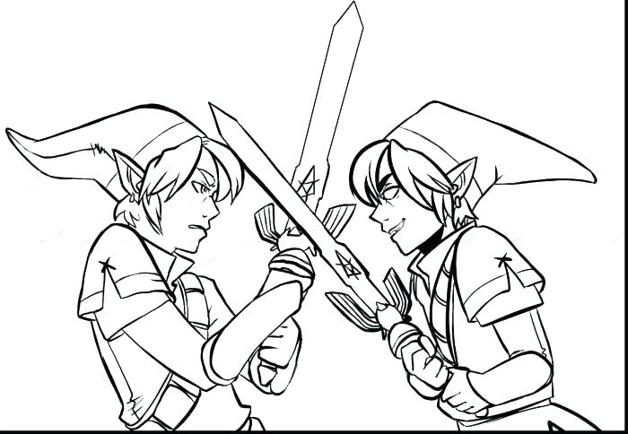 700x484 The Legend Of Zelda Coloring Pages