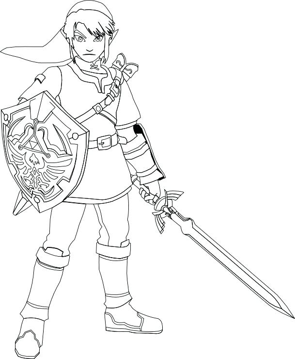 Princess Zelda Coloring Pages at GetDrawings | Free download