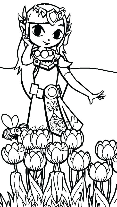 482x850 Legend Of Zelda Printable Coloring Pages Coloring Page Video Games