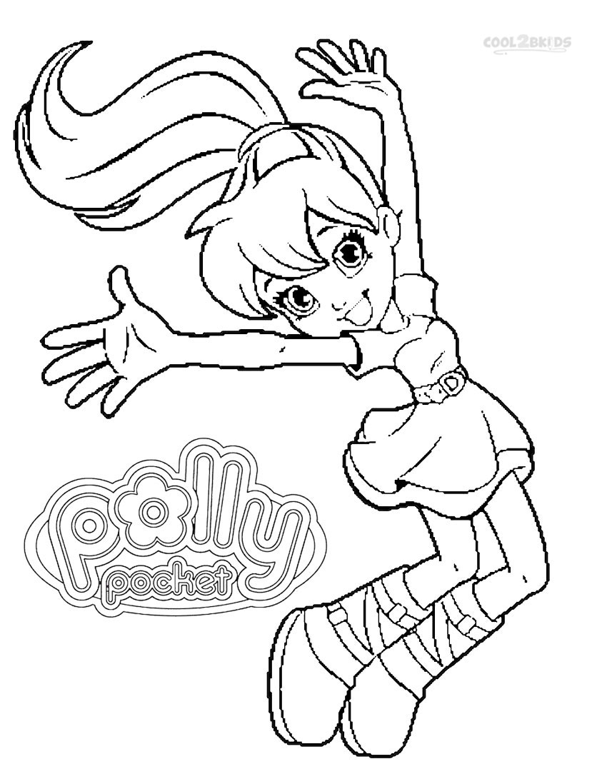 850x1084 Printable Polly Pocket Coloring Pages For Kids