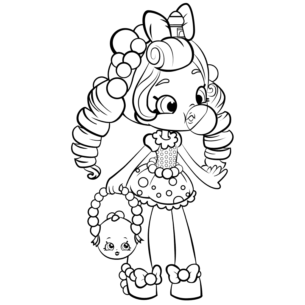 1024x1024 Shopkins Shoppies Coloring Pages