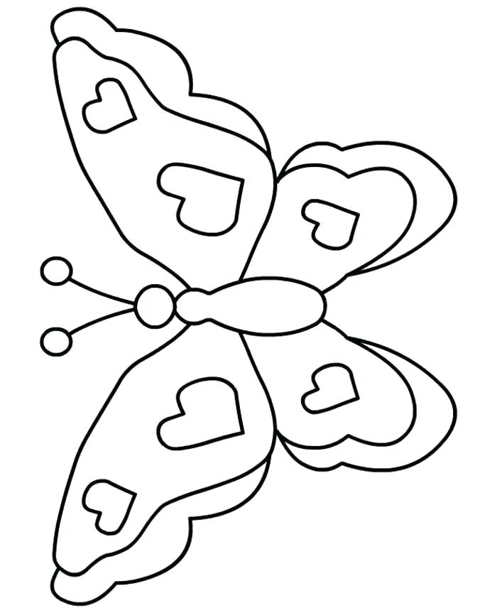 700x863 Butterfly Coloring Pages To Print