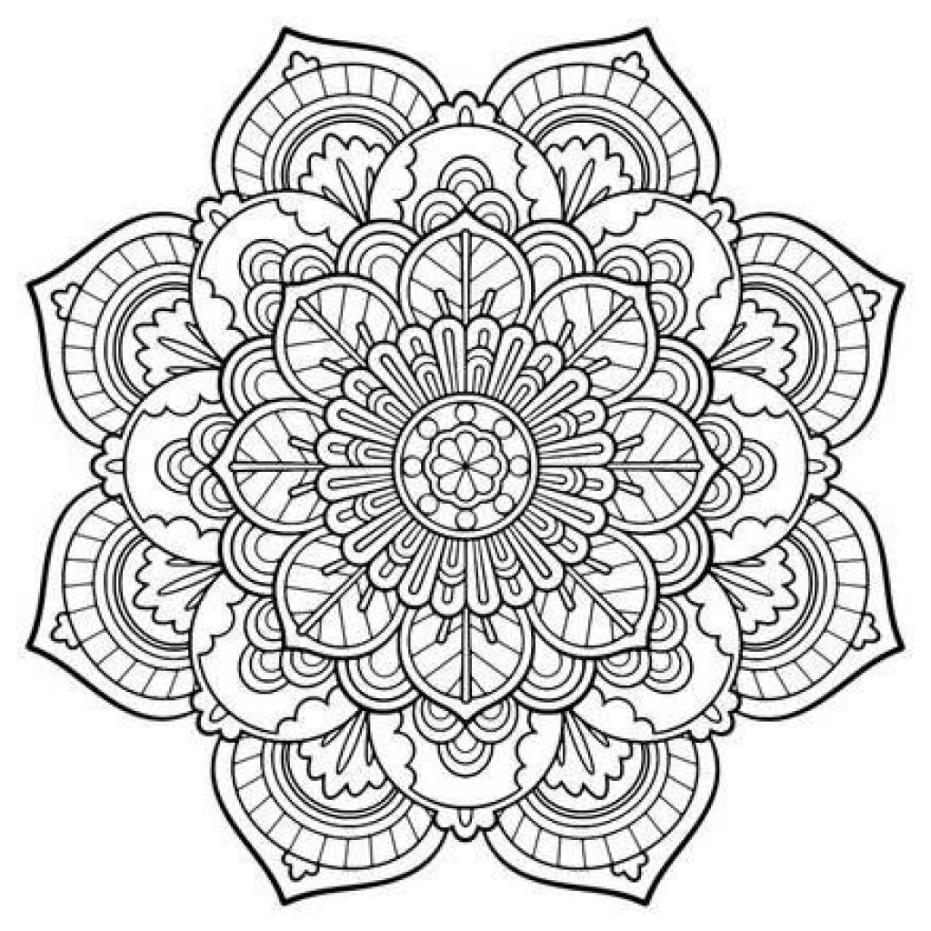 1024x1024 Trend Free Printable Mandala Coloring Pages For Coloring Print
