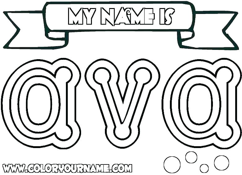 782x565 Name Coloring Pages