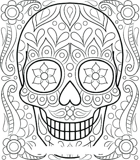 450x513 Free Printable Hard Coloring Pages For Adults Also Hard Printable