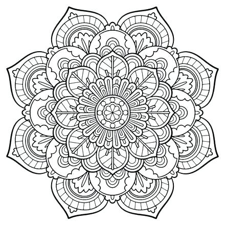440x440 Mandala Coloring Pages To Print Printable Coloring Pages Printable