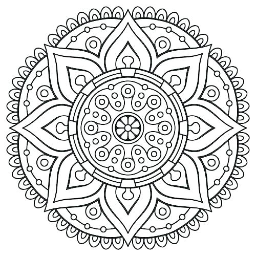 500x500 Free Adult Coloring Pages Mandala Coloring Pages Adults Free Kids