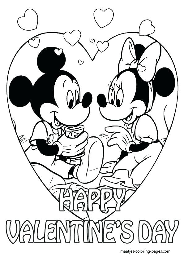 595x842 Valentine Hearts And Swirls Coloring Page Valentines Day Valentine