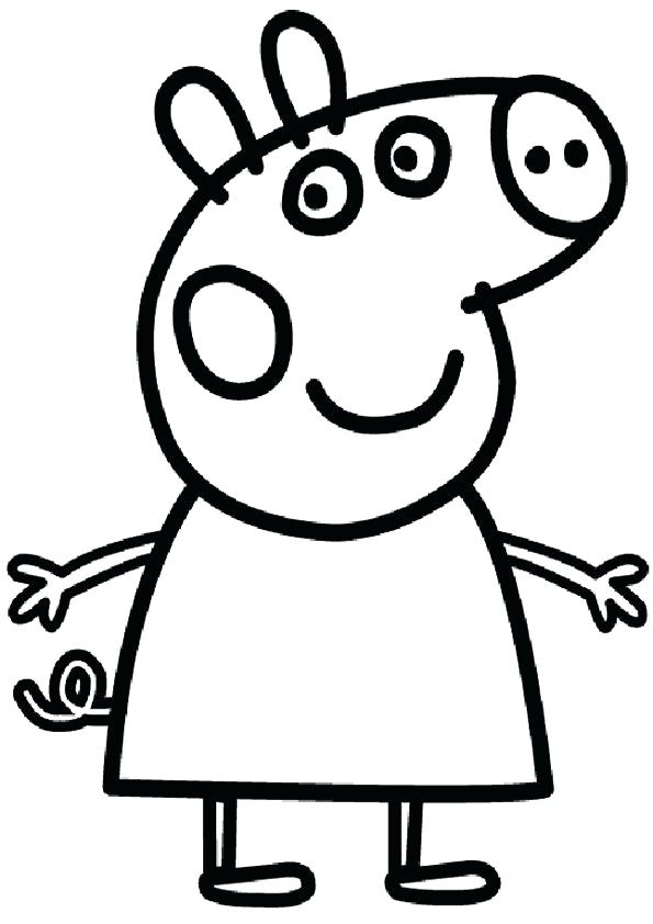 595x842 Pig Free Coloring Pages Printable Peppa Pig Free Printable Banner