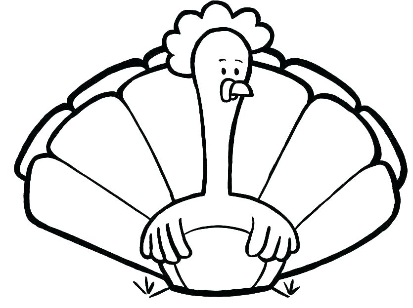 835x624 Turkey Coloring Pages Printable Free Turkey Coloring Pages