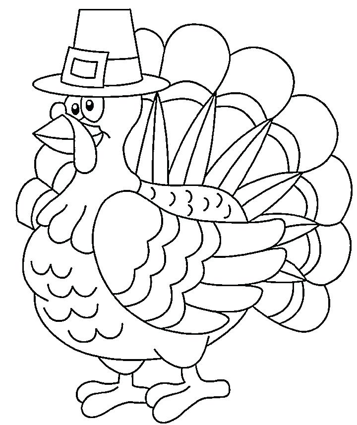 720x857 Turkey Coloring Pages To Print Turkey Coloring Pages Printable