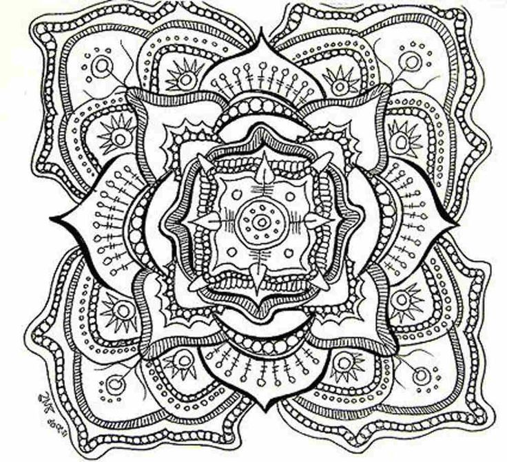 736x671 Coloring Pages Free Printable Abstract Coloring Pages For Adults