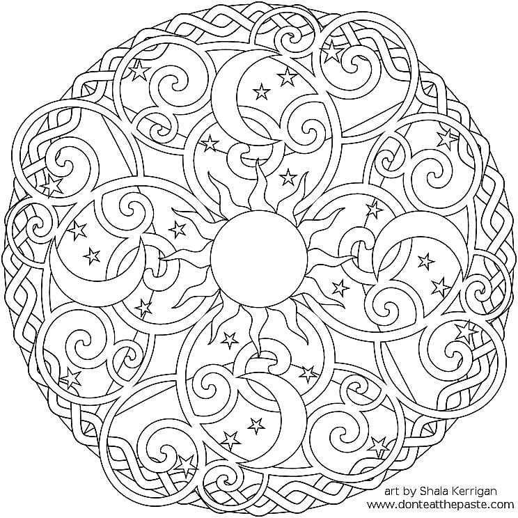 744x744 Free Printable Abstract Coloring Pages Perfect Coloring Free Free